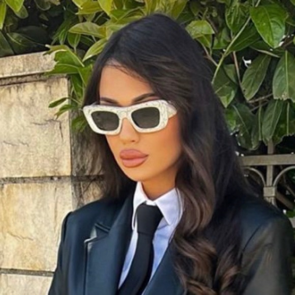 💯 - New - Prada Eyewear Symbole rectangular-frame sunglasses - Picture 10 of 17